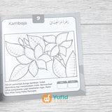 BUKU AYO MEWARNAI TEMA BUNGA DAN SAYUR SERI 4 (AT-TUQA KIDS)