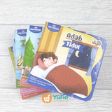 BUKU BOARD BOOK SERI ADAB PERTAMAKU - SET 5 BUKU (ALKAHFI KIDS)