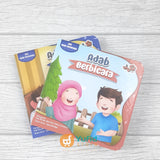 BUKU BOARD BOOK SERI ADAB PERTAMAKU - SET 5 BUKU (ALKAHFI KIDS)
