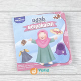 BUKU BOARD BOOK SERI ADAB PERTAMAKU - SET 5 BUKU (ALKAHFI KIDS)