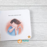 BUKU BOARD BOOK SERI ADAB PERTAMAKU - SET 5 BUKU (ALKAHFI KIDS)