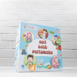 BUKU BOARD BOOK SERI ADAB PERTAMAKU - SET 5 BUKU (ALKAHFI KIDS)