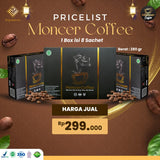 KOPI HERBAL STAMINA MONCER COFFEE - PAKET BOKS ISI 8 SACHET