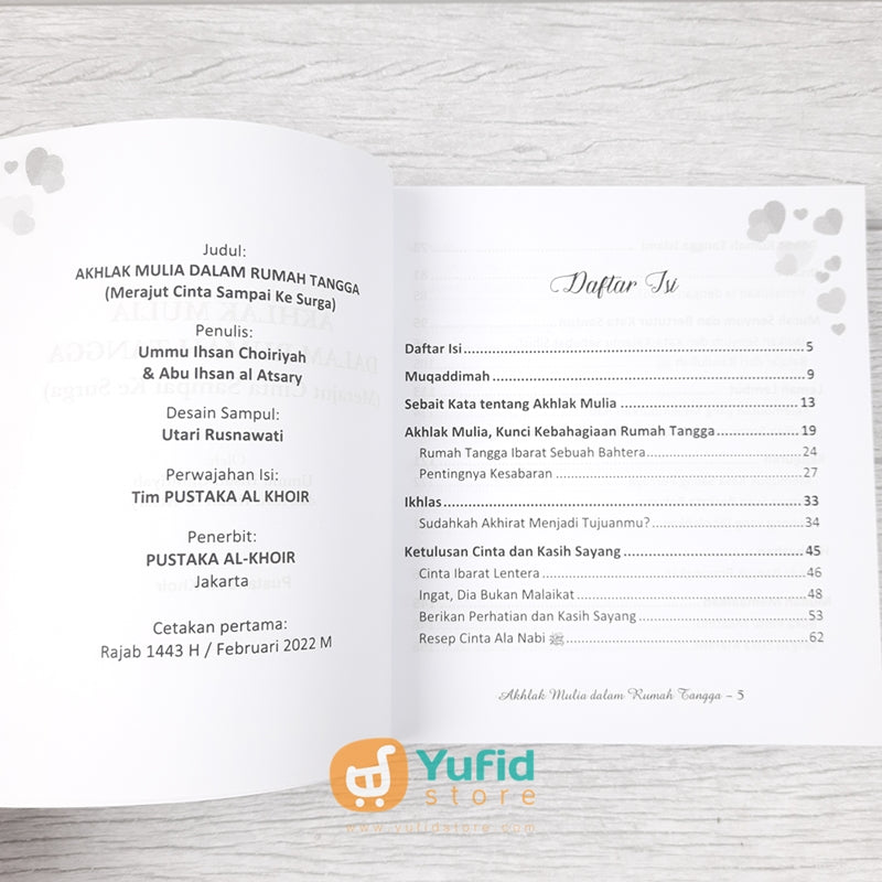 BUKU AKHLAK MULIA DALAM RUMAH TANGGA (PUSTAKA AL KHOIR) – Yufid Store ...