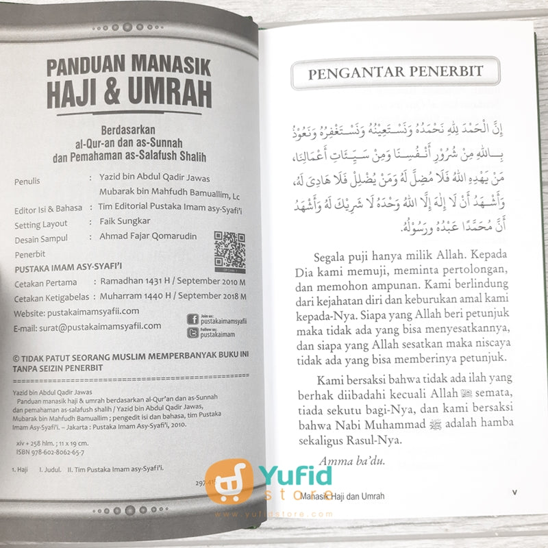 Buku Panduan Manasik Haji Dan Umrah Pustaka Imam Asy Syafii – Yufid