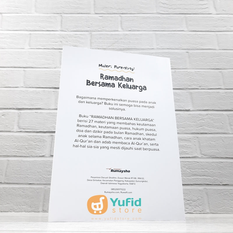 BUKU RAMADHAN BERSAMA KELUARGA (RUMAYSHO) – Yufid Store Toko Muslim