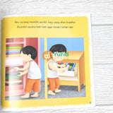 BUKU SERI ANAK MANDIRI - MANDI GOSOK GIGI BERPAKAIAN (AHLAN)