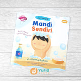 BUKU SERI ANAK MANDIRI - MANDI GOSOK GIGI BERPAKAIAN (AHLAN)