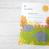 BUKU TULIS HAPUS BUKU PERTAMAKU 1-10 DAN 11-20 - SET 2 BUKU (AHLAN)