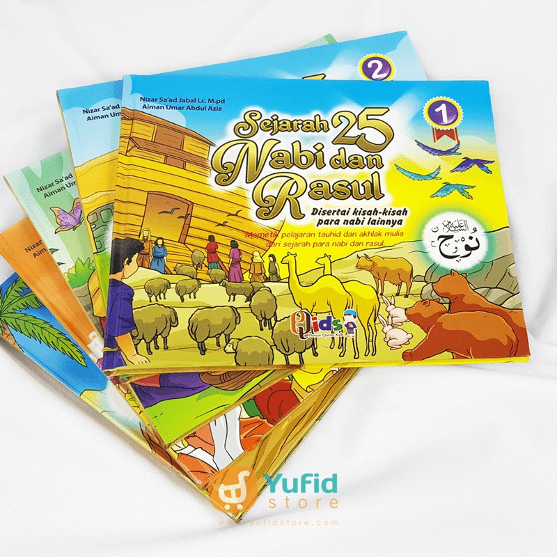 Buku Sejarah 25 Nabi Dan Rasul (QIDS) – Yufid Store Toko Muslim