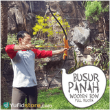 Busur Panah Wooden Bow Full Rucika 25Lbs