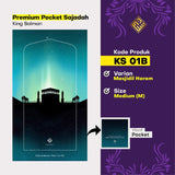 King Salman Premium Pocket Sajadah Custom Nama Ukuran Medium (King Salman)
