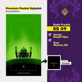 King Salman Premium Pocket Sajadah Custom Nama Ukuran Medium (King Salman)