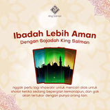 King Salman Premium Pocket Sajadah Custom Nama Ukuran Medium (King Salman)