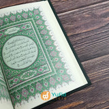Mushaf Asli Madinah Ukuran A5 Cover Hijau Tua (Majma Malik Fahd)