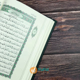 Mushaf Asli Madinah Ukuran A5 Cover Hijau Tua (Majma Malik Fahd)