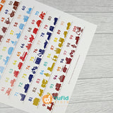 Poster Belajar Angka 1-100 Dilengkapi Gambar