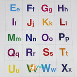 Poster Belajar Huruf Abjad A-Z Kapital Dan Kecil