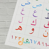 Poster Huruf Hijaiyah Anak Muslim
