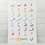 Poster Huruf Hijaiyah Anak Muslim