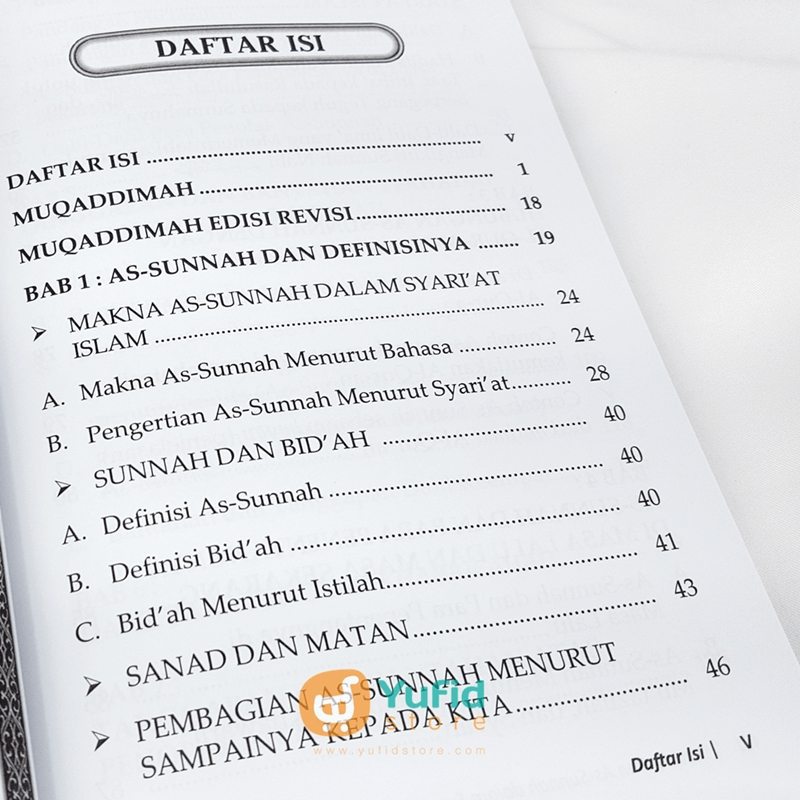 Buku Kedudukan As-Sunnah Dalam Syari'at Islam (Pustaka At-Taqwa ...