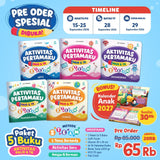 Pre Order : BUKU AKTIVITAS PERTAMAKU PAUD & TK - SET 5 BUKU (PQS) | Pre Order Hingga 25 September 2026 & Pengiriman Mulai Akhir September 2026