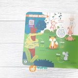 BUKU 100 HEWAN PERTAMAKU - FAKTA UNIK DAN TRILINGUAL (PQS)