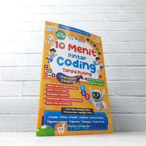 BUKU 10 MENIT PINTAR CODING TANPA PUSING USIA TK/SD (ZAIN)