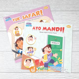 BUKU SERI 2 ZAID & HANA - MENGAJARKAN ADAB SEHARI-HARI ANAK SECARA ISLAMI - SET 10 BUKU (AHLAN)