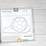 BUKU AYO MEWARNAI TEMA ALAT OLAHRAGA SERI 6 (AT-TUQA KIDS)