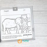 BUKU AYO MEWARNAI TEMA BINATANG SERI 8 (AT-TUQA KIDS)