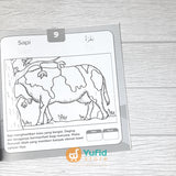 BUKU AYO MEWARNAI TEMA BINATANG SERI 8 (AT-TUQA KIDS)