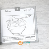BUKU AYO MEWARNAI TEMA MAKANAN SERI 7 (AT-TUQA KIDS)