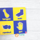BUKU BAYI 0+ TAHUN - CONTRAST BABY BOOK BERDASARKAN RISET AHLI (PUSTAKA QURAN SUNNAH)