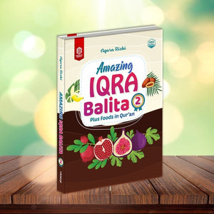 BUKU BOARD BOOK AMAZING IQRA BALITA 2 PLUS FOODS IN QUR'AN (KINSKY)
