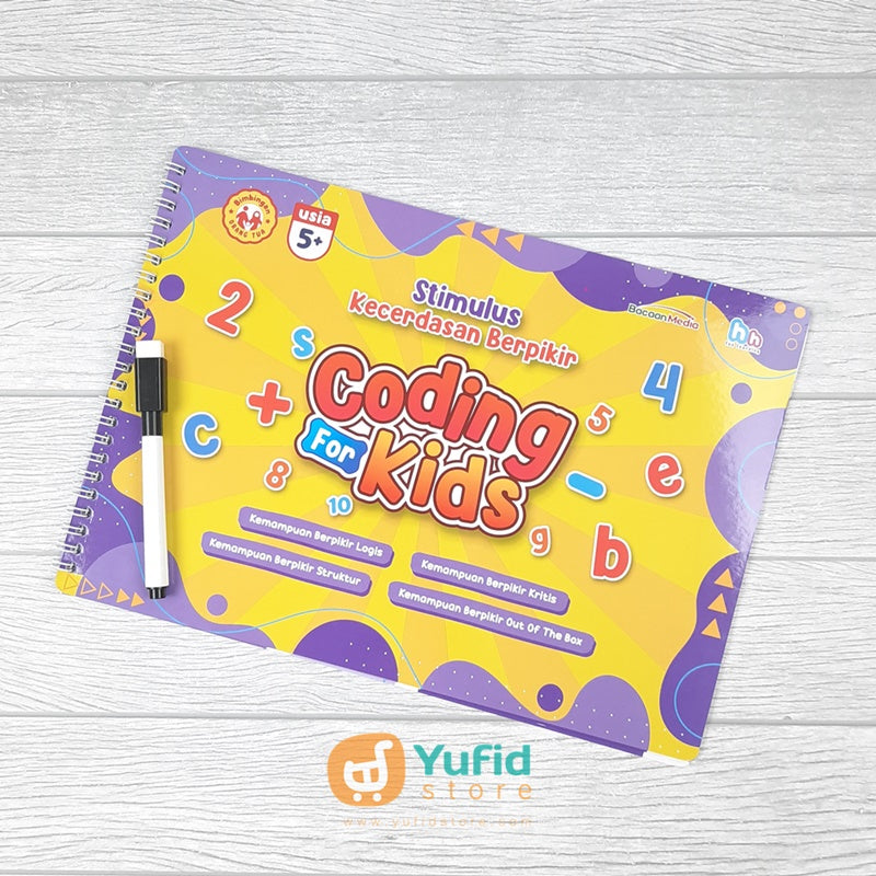 Coding Baca BUKU CODING FOR KIDS STIMULUS KECERDASAN BERPIKIR (BACAAN MEDIA ...