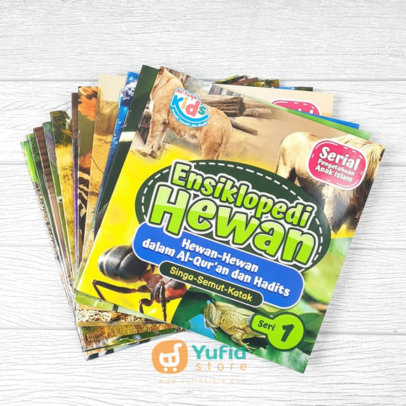 BUKU ENSIKLOPEDI HEWAN - SET 12 SERI (AT-TUQA KIDS)