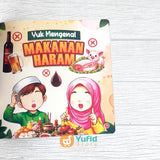 BUKU HALAL HARAM FOOD FOR KIDS - 100 MAKANAN HALAL & HARAM (MEDIA SHOLIH)