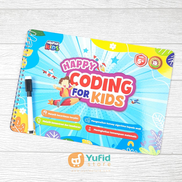 BUKU HAPPY CODING FOR KIDS (ARAFAH KIDS) – Yufid Store Toko Muslim