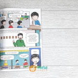 BUKU KOMIK ANAK HEBAT ADAB PADA ORANG TUA (AHLAN)