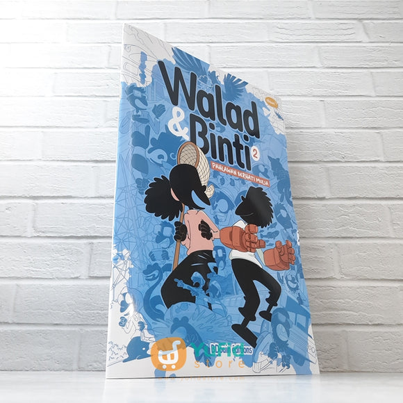BUKU KOMIK WALAD & BINTI VOLUME 1 DAN 2 (AHLAN)