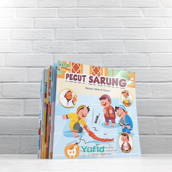 BUKU SERI 1 ZAID & HANA - MENGAJARKAN ADAB SEHARI-HARI ANAK SECARA ISLAMI - SET 10 BUKU (AHLAN)