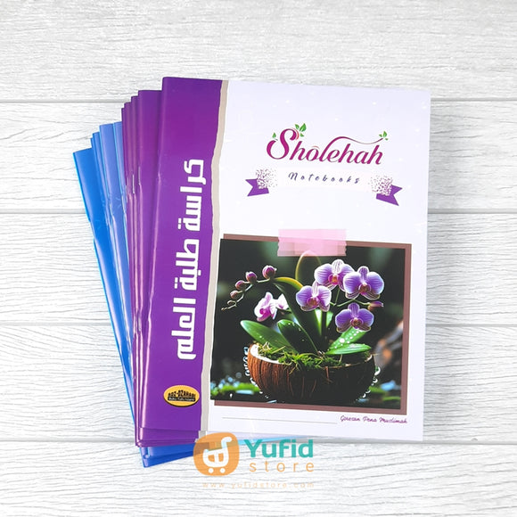 BUKU TULIS KURROSAH THOLIBATUL 'ILMI UNTUK MUSLIMAH SHOLEHAH - 36 LEMBAR - EDISI 2025 (ADZ-DZAHABI)