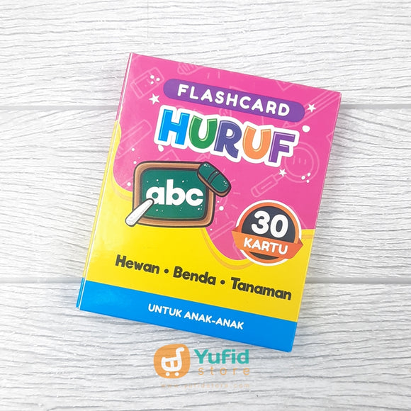 FLASHCARD HURUF UNTUK ANAK-ANAK (LINGKAR MEDIA)