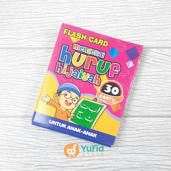 FLASHCARD MENGENAL HURUF HIJAIYAH UNTUK ANAK-ANAK (LINGKAR MEDIA)