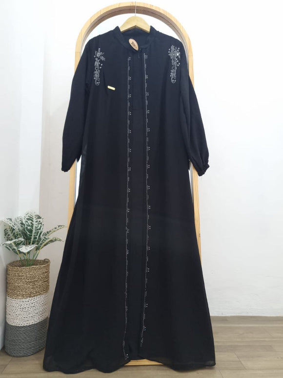 GAMIS SALMA - GAMIS MUSLIMAH WARNA HITAM