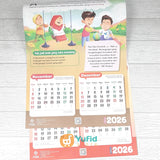 KALENDER ANAK HEBAT 2026 MENELADANI AKHLAK NABI MUHAMMAD (PQS)
