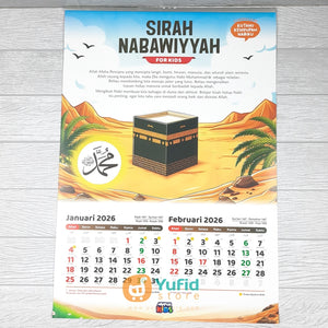 KALENDER ANAK TAHUN 2026 SIRAH NABAWIYYAH FOR KIDS (ARAFAH KIDS)