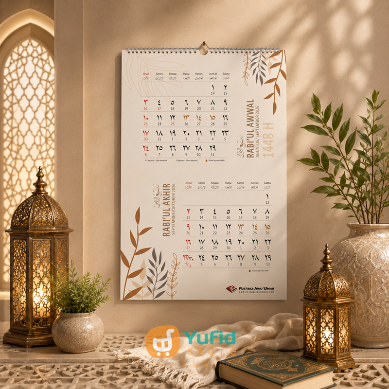 KALENDER DINDING 1448 HIJRIYYAH (PUSTAKA IBNU UMAR) – Yufid Store Toko ...