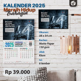 KALENDER DINDING YUFID 2025 MERAIH HIDUP BAHAGIA